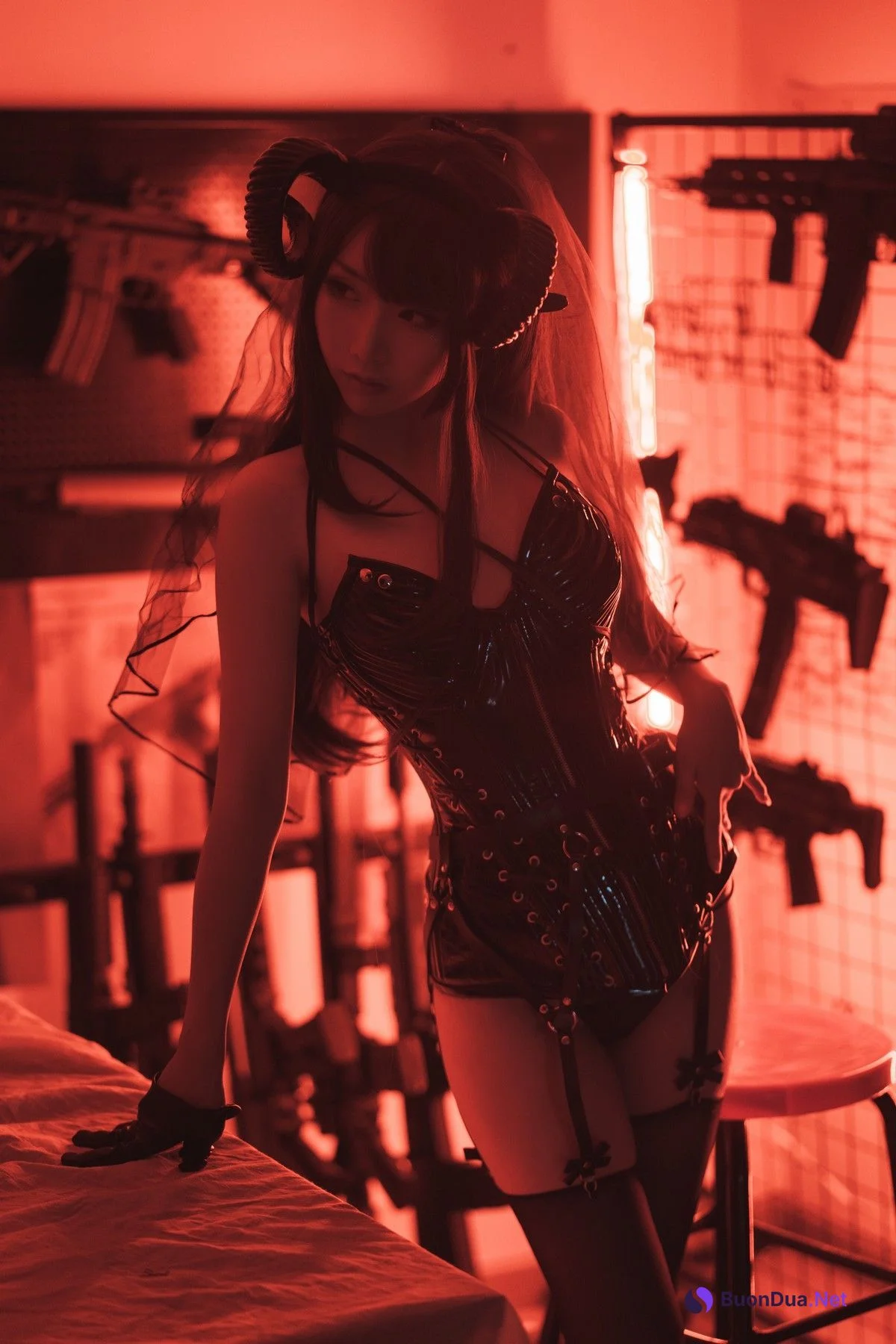 Cosplay 面饼仙儿 束腰魅魔 - Photo 13