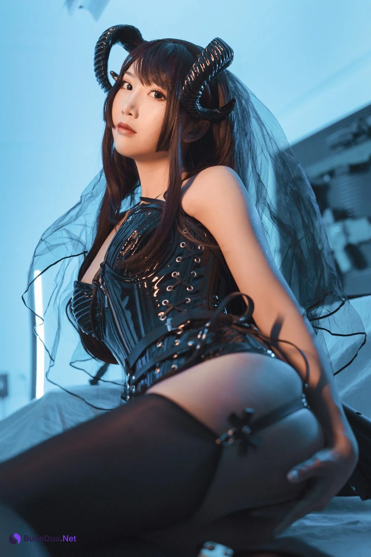 Cosplay 面饼仙儿 束腰魅魔 - Photo 7