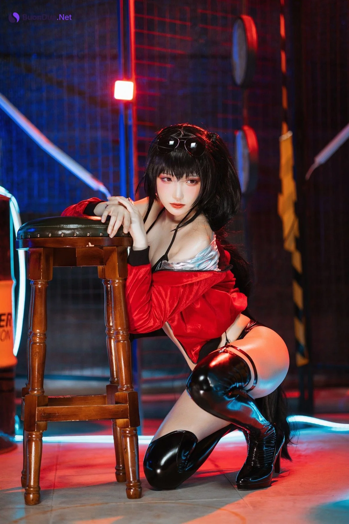 Cosplay 瓜希酱 碧蓝航线 大凤赛车 - Photo 9