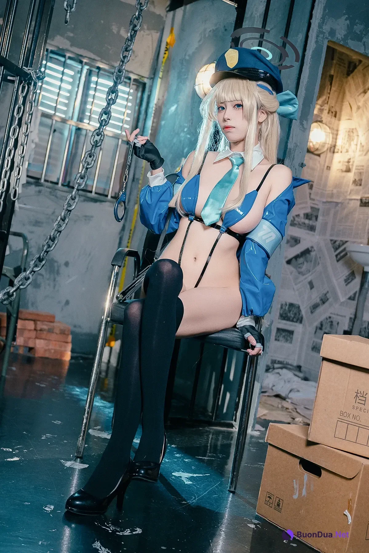 Cosplay 三無人型- 蔚蓝档案 飞鸟马时女警 - Photo 3