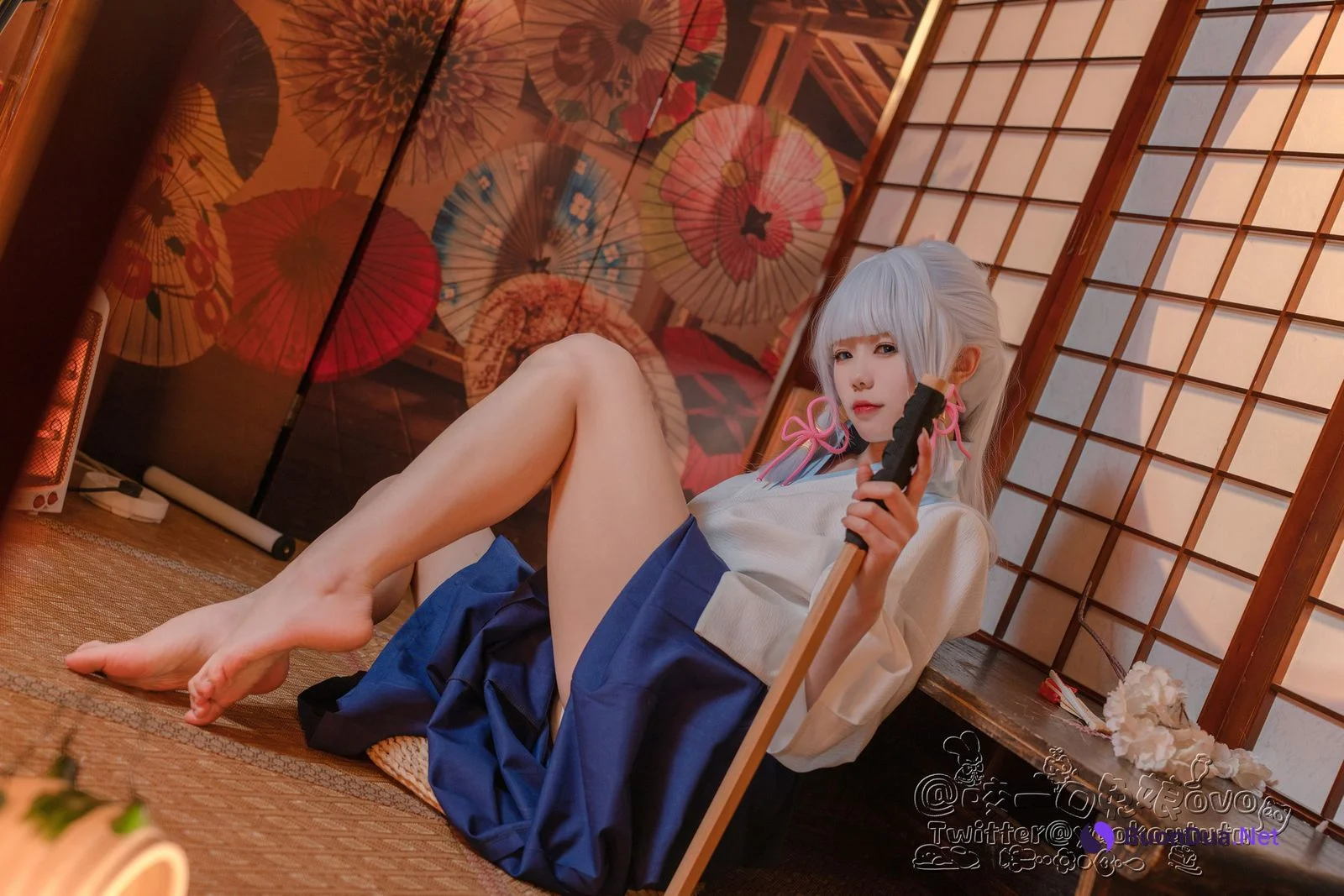 Cosplay 黏黏团子兔 绫华的小憩 - Photo 11