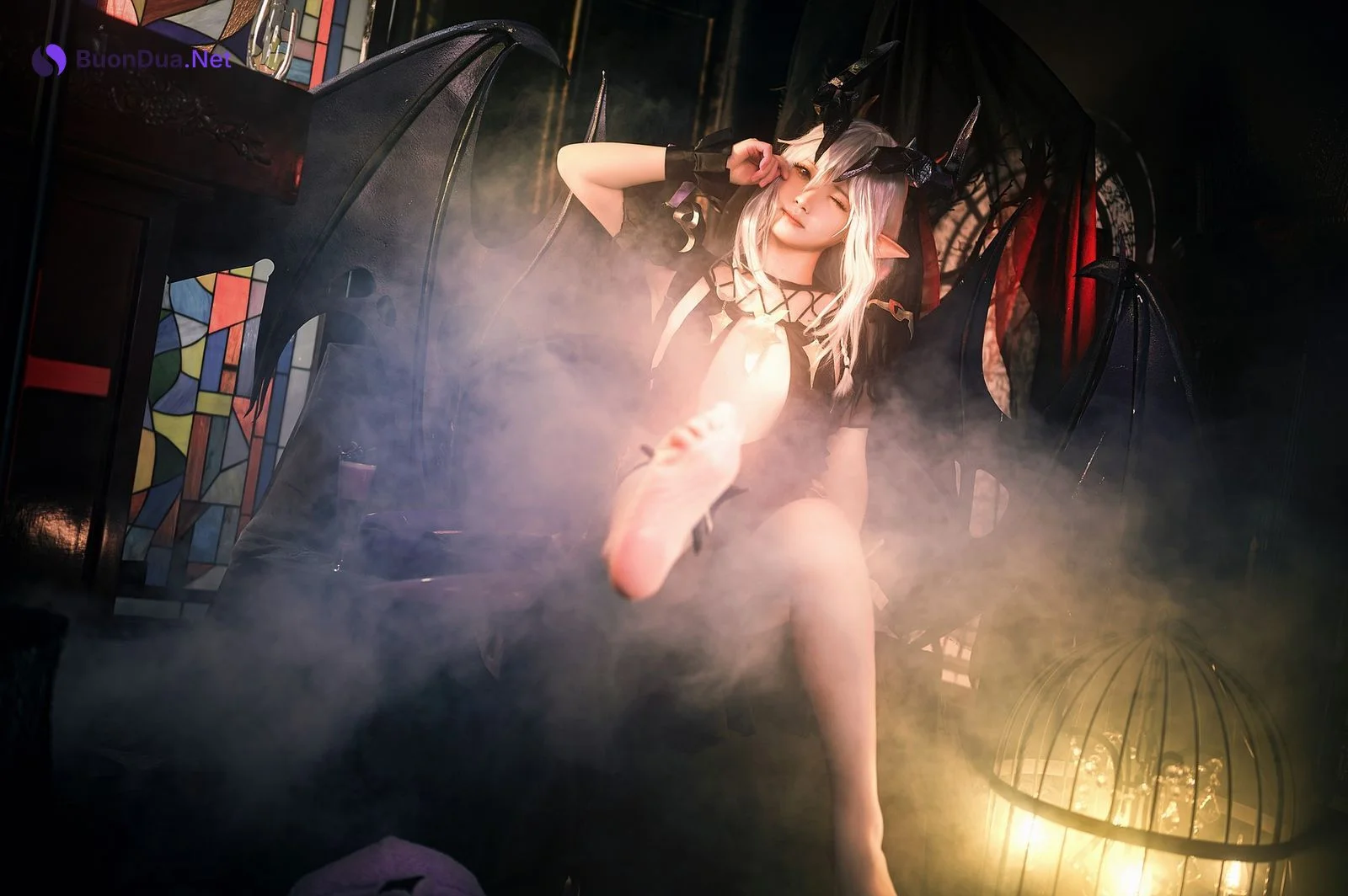Cosplay 伊喵君 Fafnir 四叶草剧场 法芙娜 - Photo 4