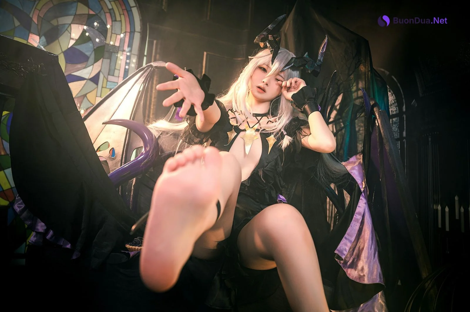 Cosplay 伊喵君 Fafnir 四叶草剧场 法芙娜 - Photo 5