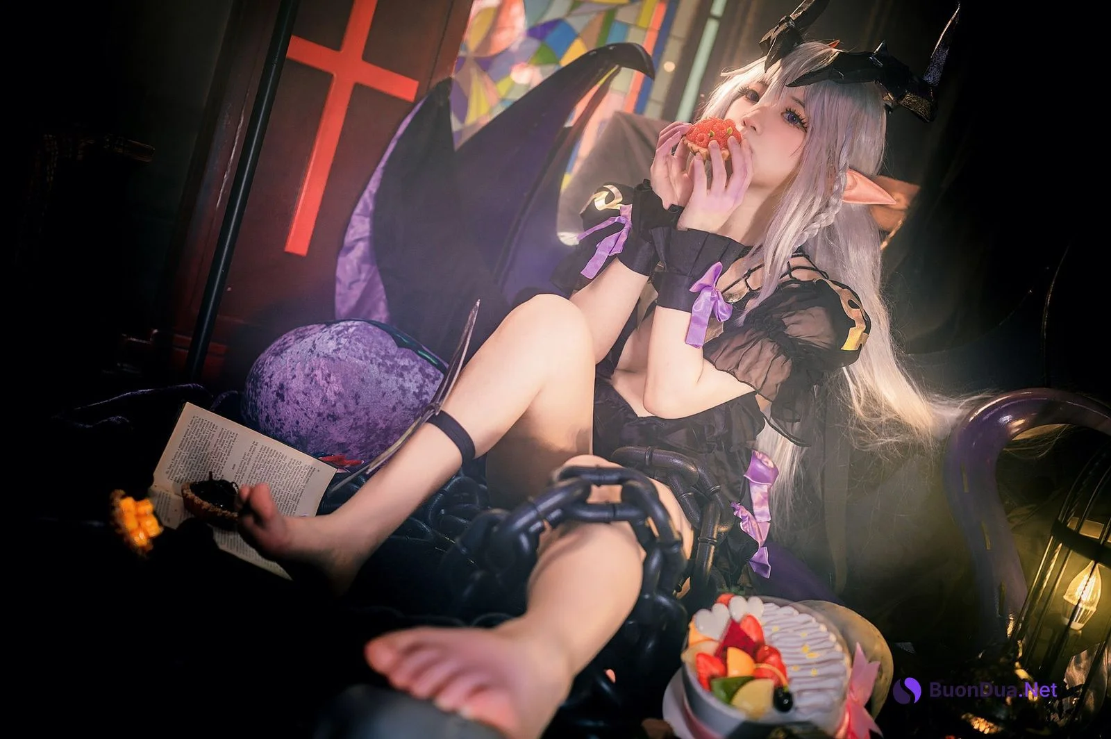 Cosplay 伊喵君 Fafnir 四叶草剧场 法芙娜 - Photo 7