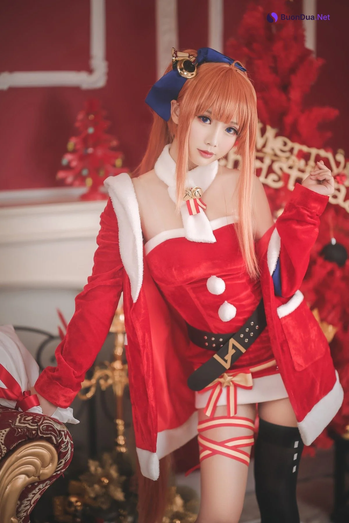 Cosplay 面饼仙儿 FAL圣诞 - Photo 13