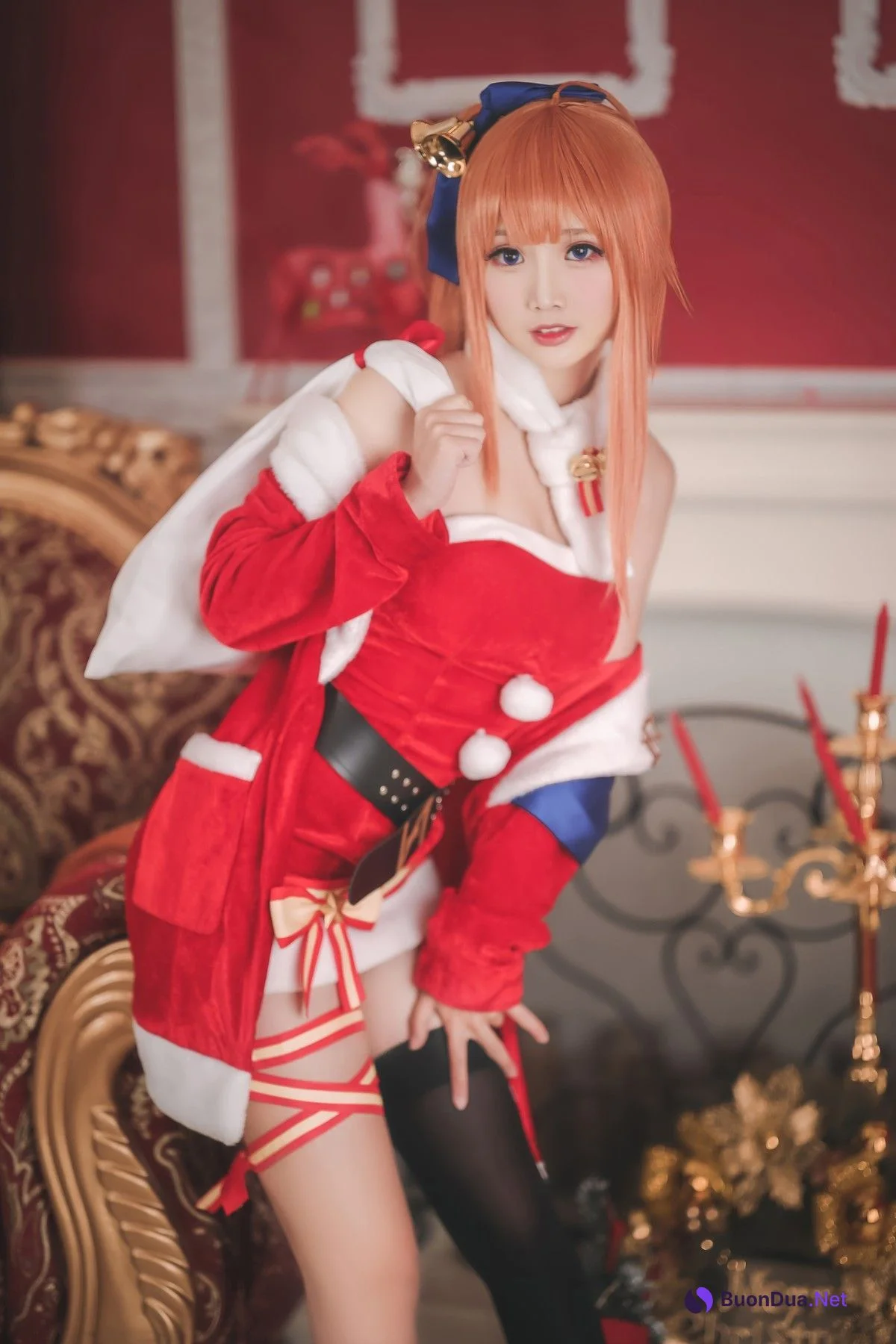 Cosplay 面饼仙儿 FAL圣诞 - Photo 14