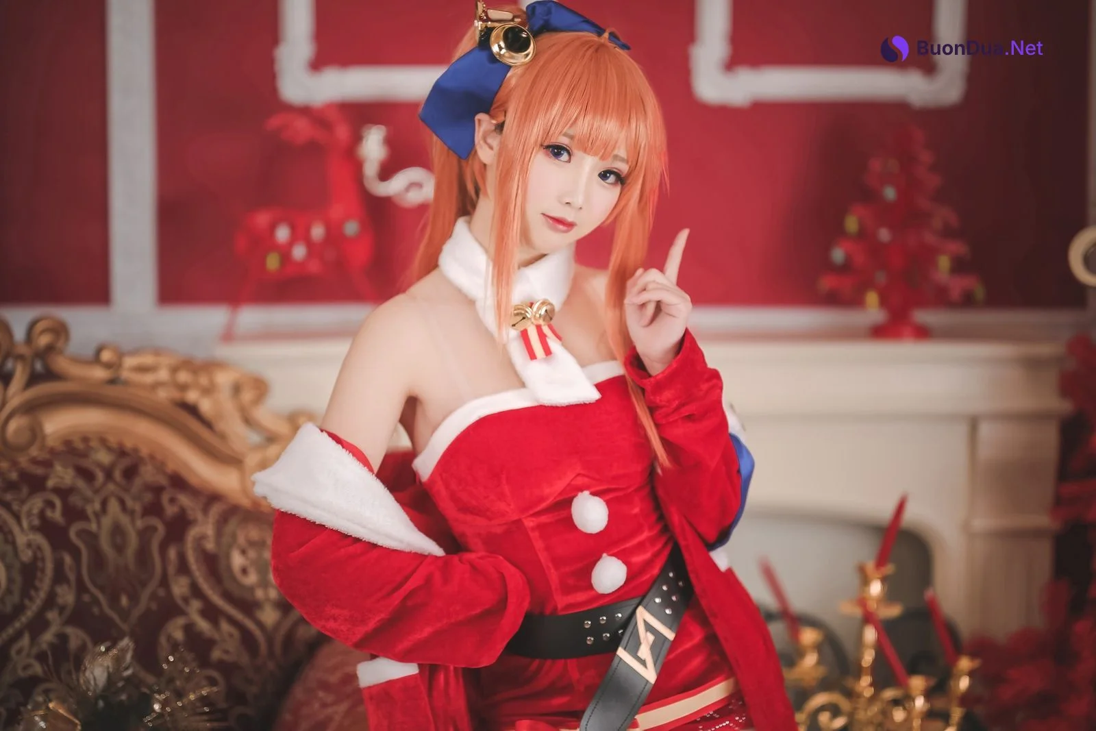 Cosplay 面饼仙儿 FAL圣诞 - Photo 16