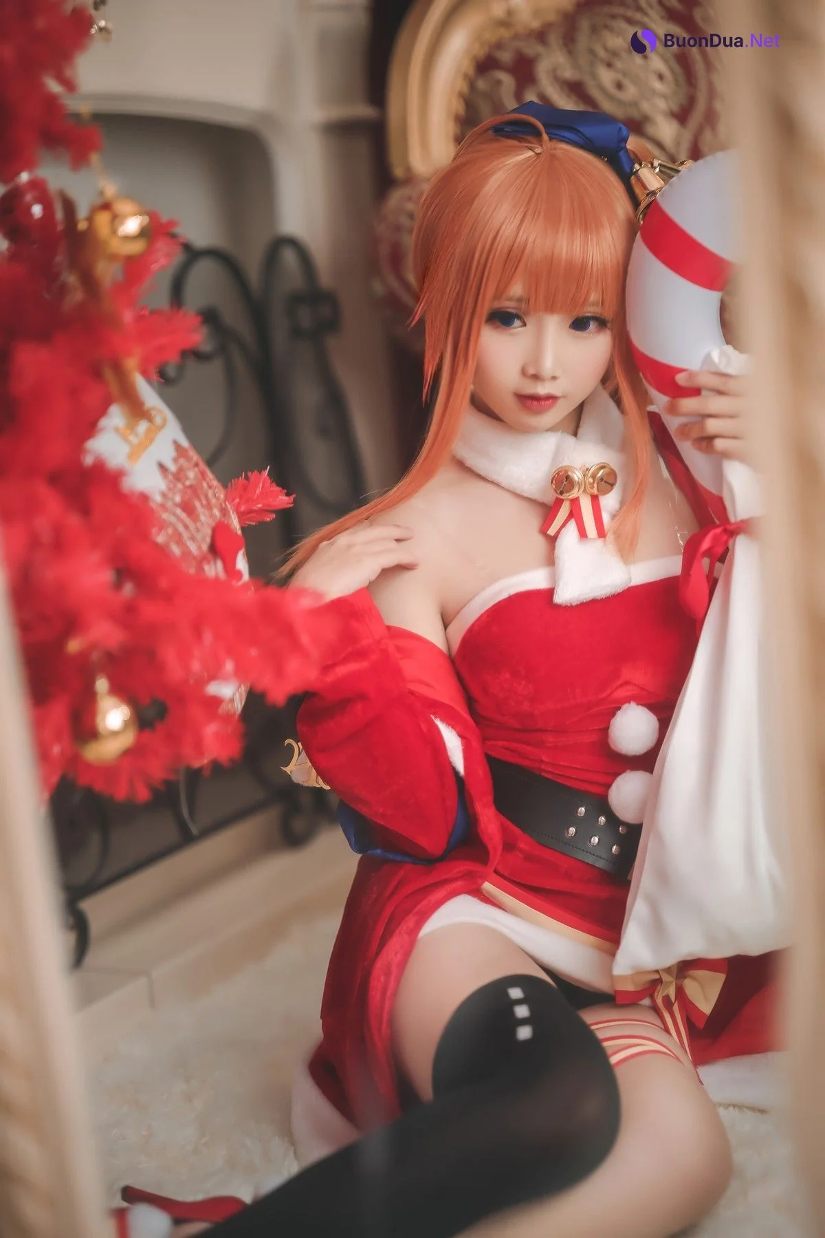 Cosplay 面饼仙儿 FAL圣诞 - Photo 18