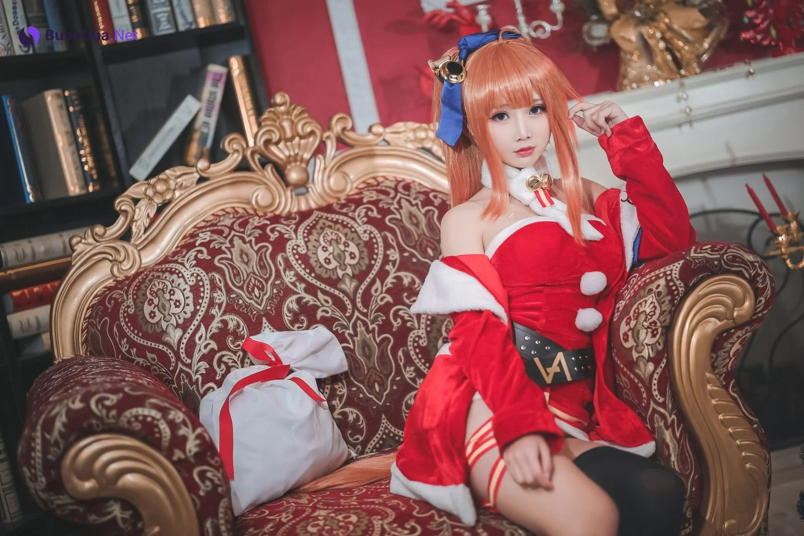 Cosplay 面饼仙儿 FAL圣诞 - Photo 2