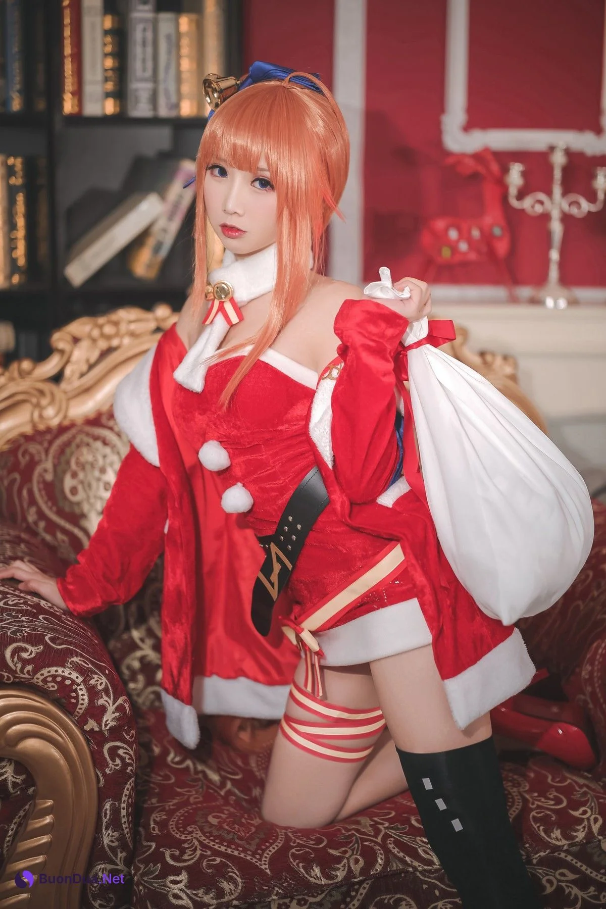 Cosplay 面饼仙儿 FAL圣诞 - Photo 4
