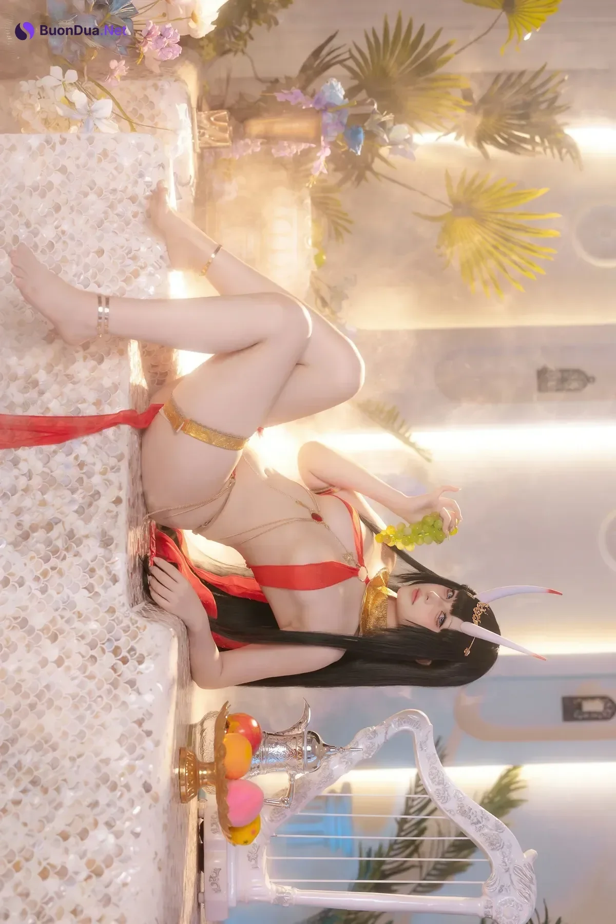 Cosplay 屿鱼 – 碧蓝航线 能代 赤纱浴影 - Photo 4