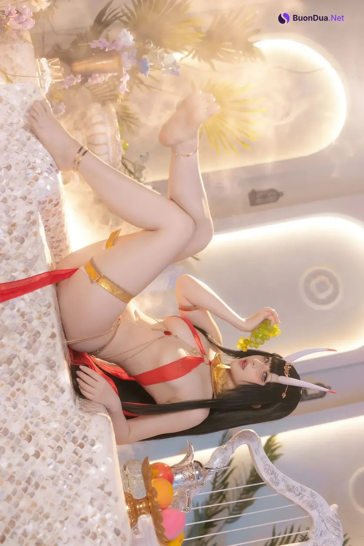 Cosplay 屿鱼 – 碧蓝航线 能代 赤纱浴影 - Photo 5