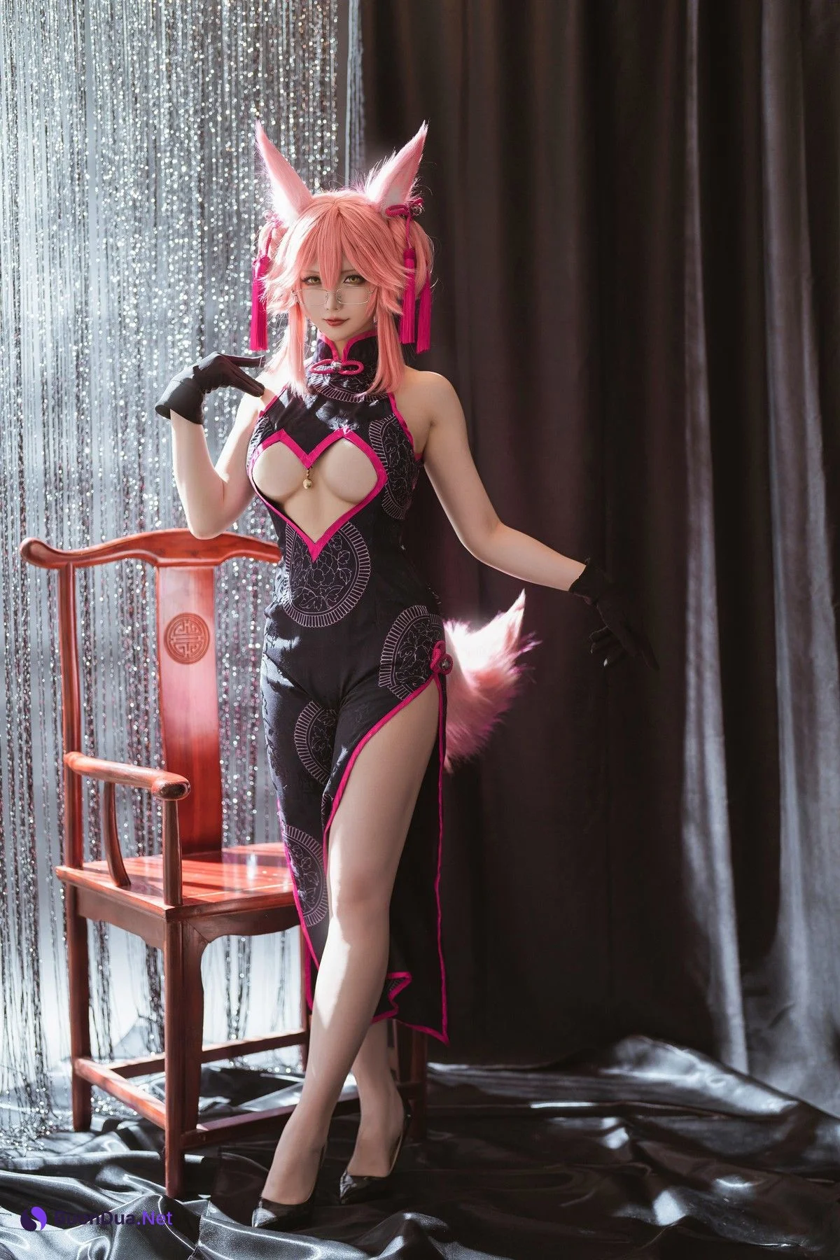 星之迟迟 Cosplay FGO高扬斯卡娅旗袍 - Photo 6