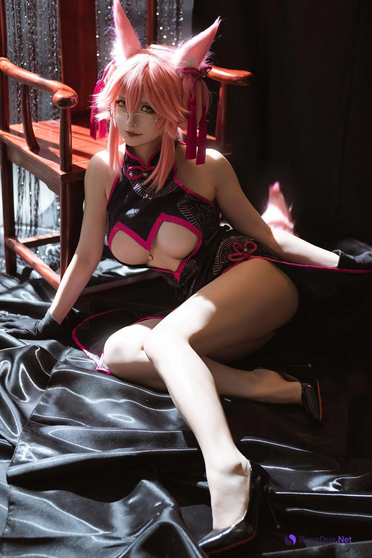 星之迟迟 Cosplay FGO高扬斯卡娅旗袍 - Photo 8