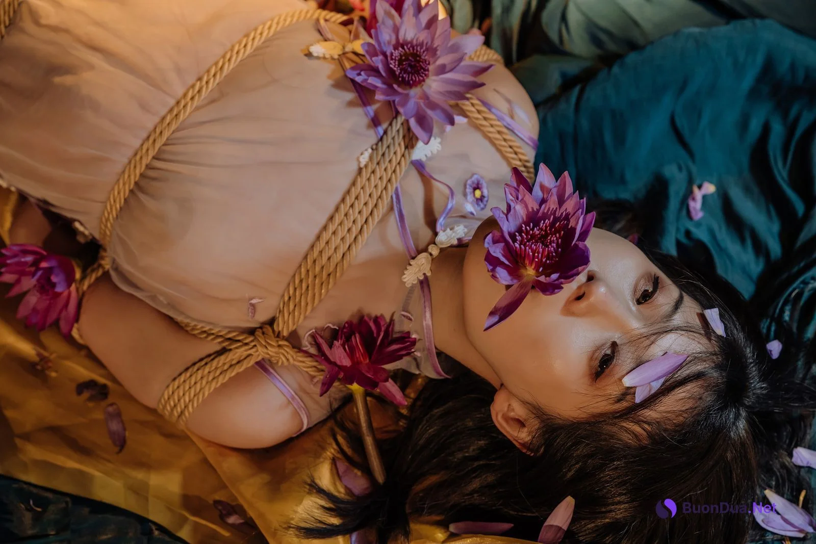 云溪溪 Cosplay 花与绳 Flower and Rope - Photo 12