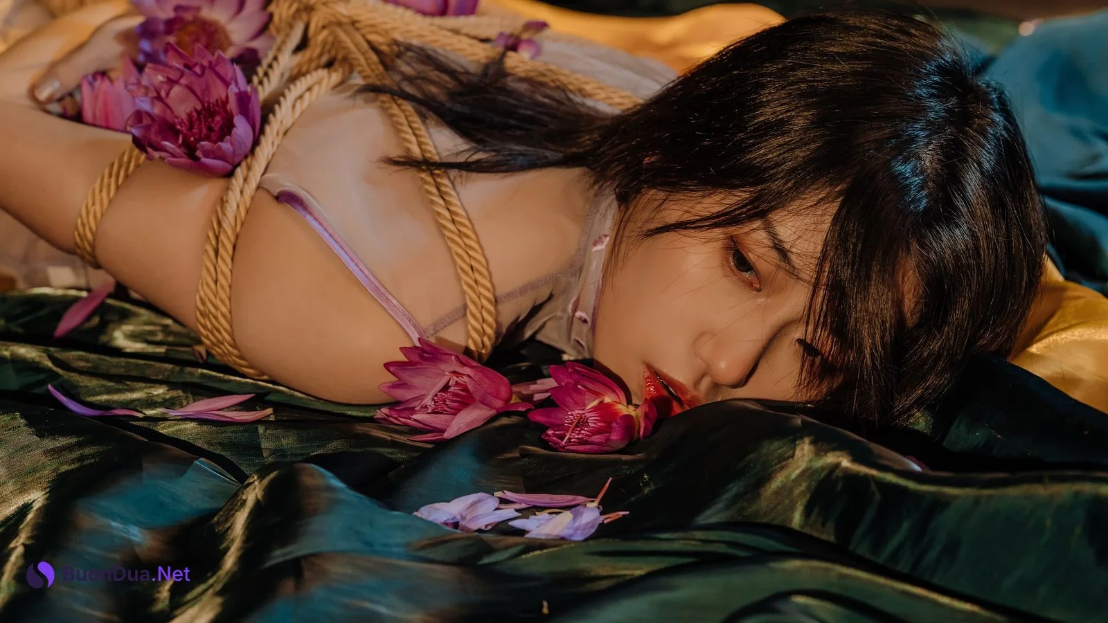 云溪溪 Cosplay 花与绳 Flower and Rope - Photo 15