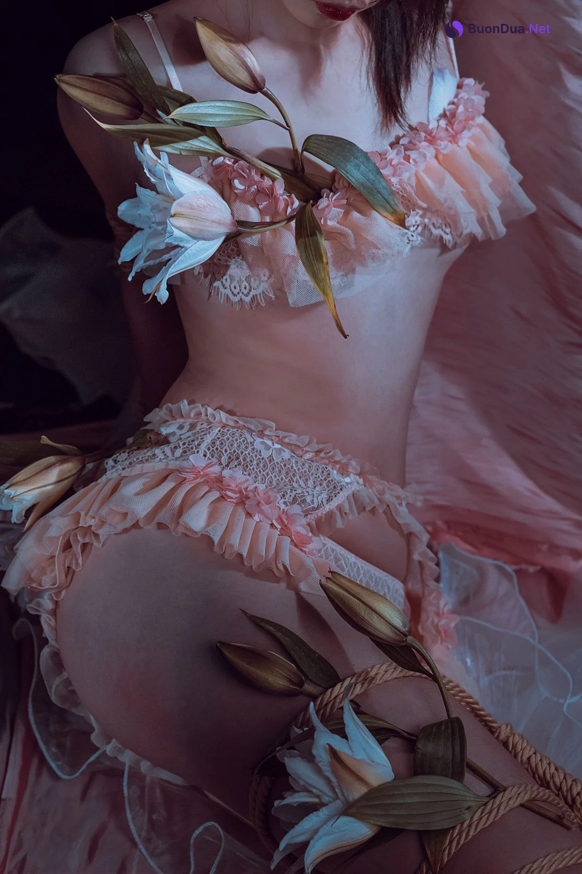 云溪溪 Cosplay 花与绳 Flower and Rope - Photo 18