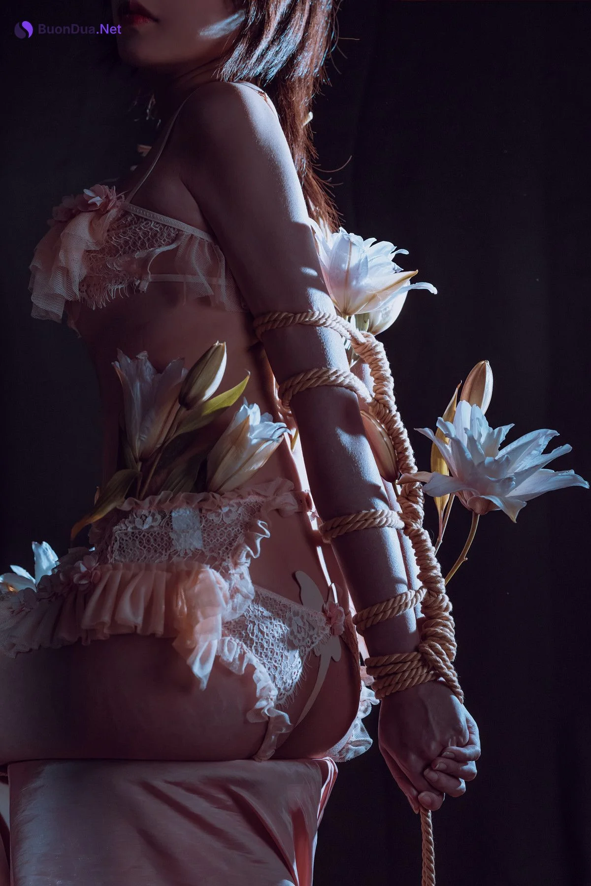 云溪溪 Cosplay 花与绳 Flower and Rope - Photo 20