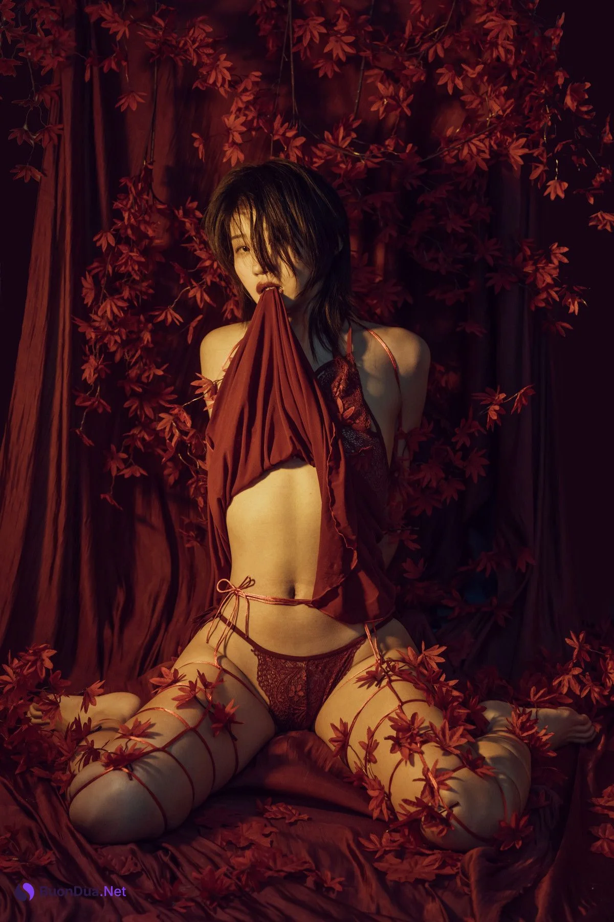 云溪溪 Cosplay 花与绳 Flower and Rope - Photo 6
