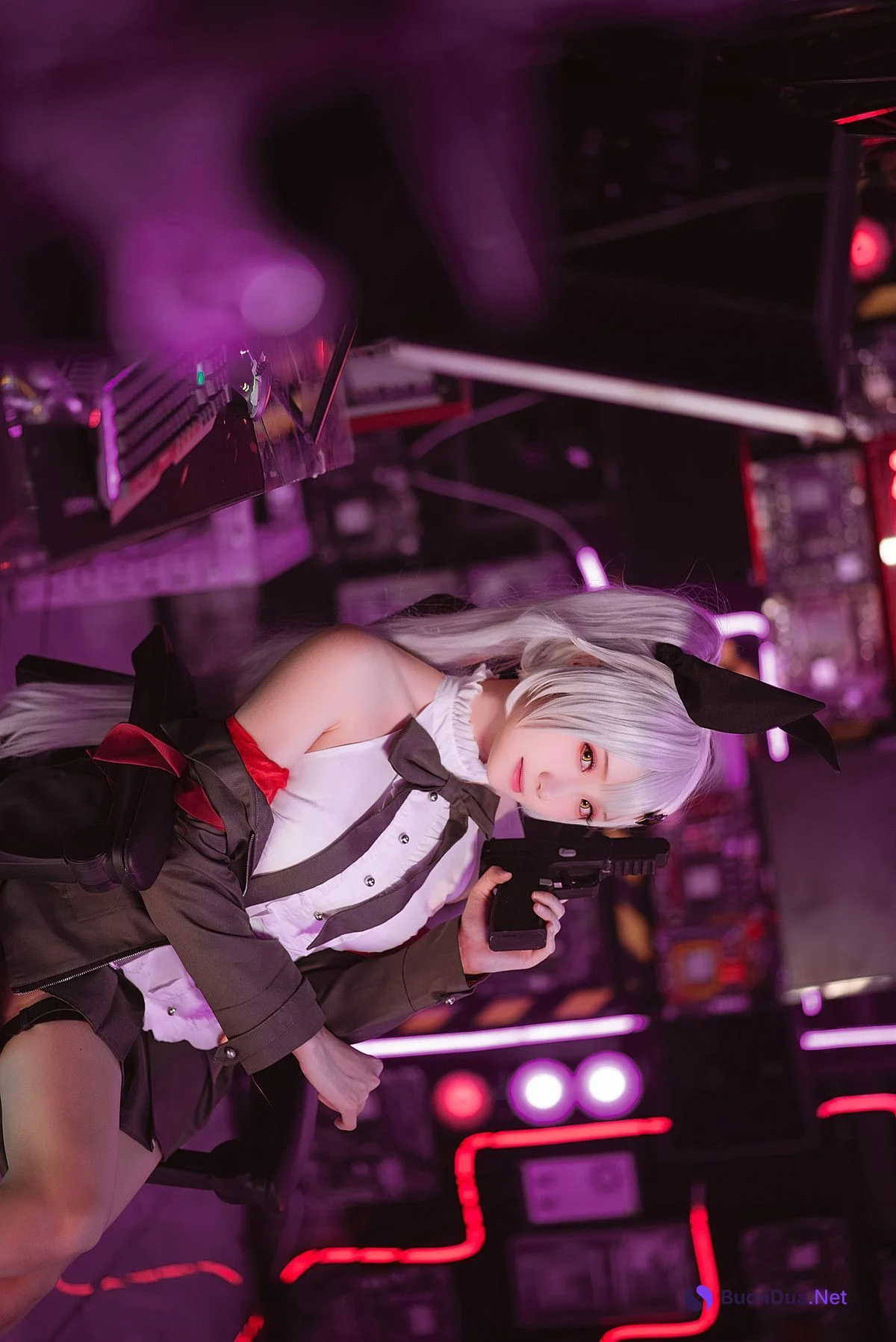 Cosplay 瓜希酱 少女前线 FN-57 Five-seveN - Photo 15