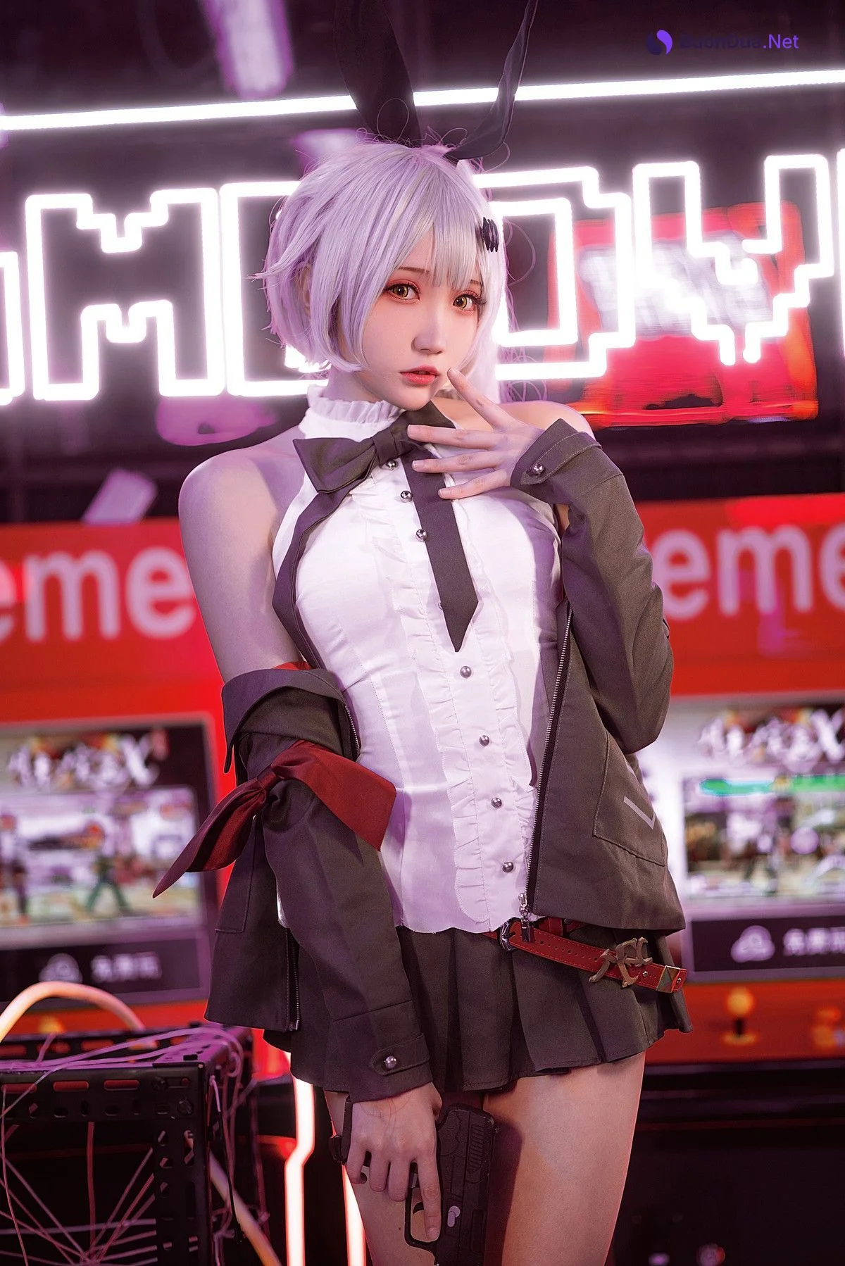 Cosplay 瓜希酱 少女前线 FN-57 Five-seveN - Photo 16