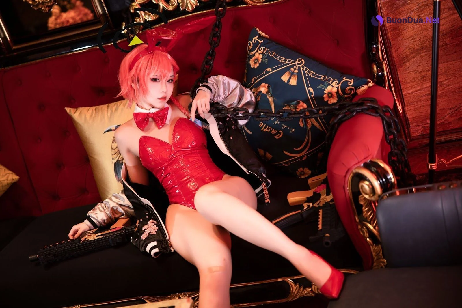 Cosplay G44不会受伤 碧蓝档案 美甘尼禄 - Photo 3