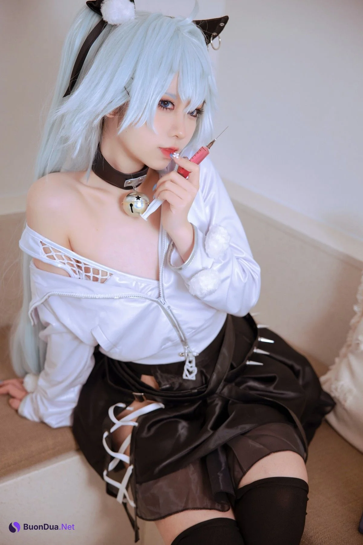 Cosplay G44不会受伤 芙洛伦白情 - Photo 12