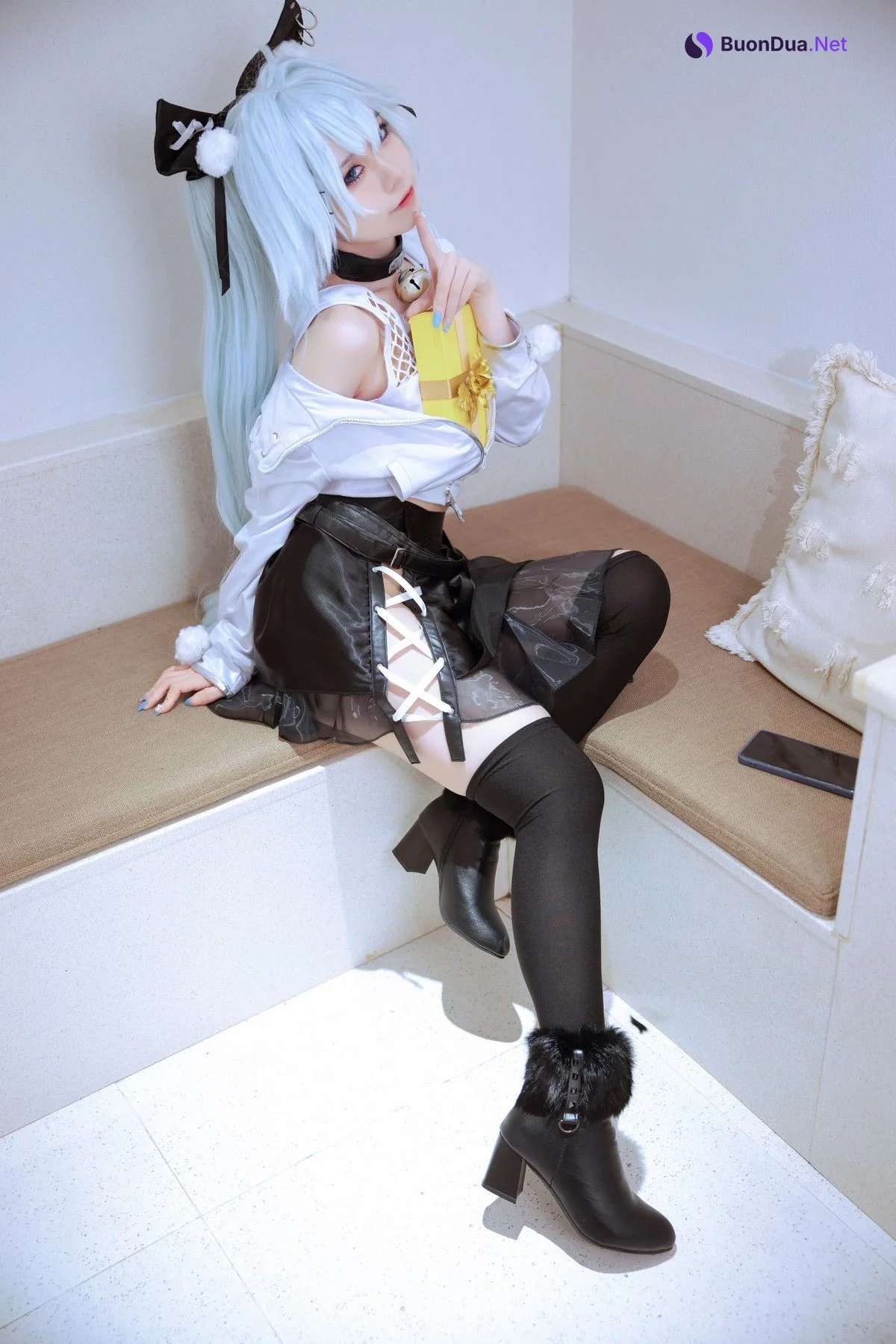Cosplay G44不会受伤 芙洛伦白情 - Photo 16