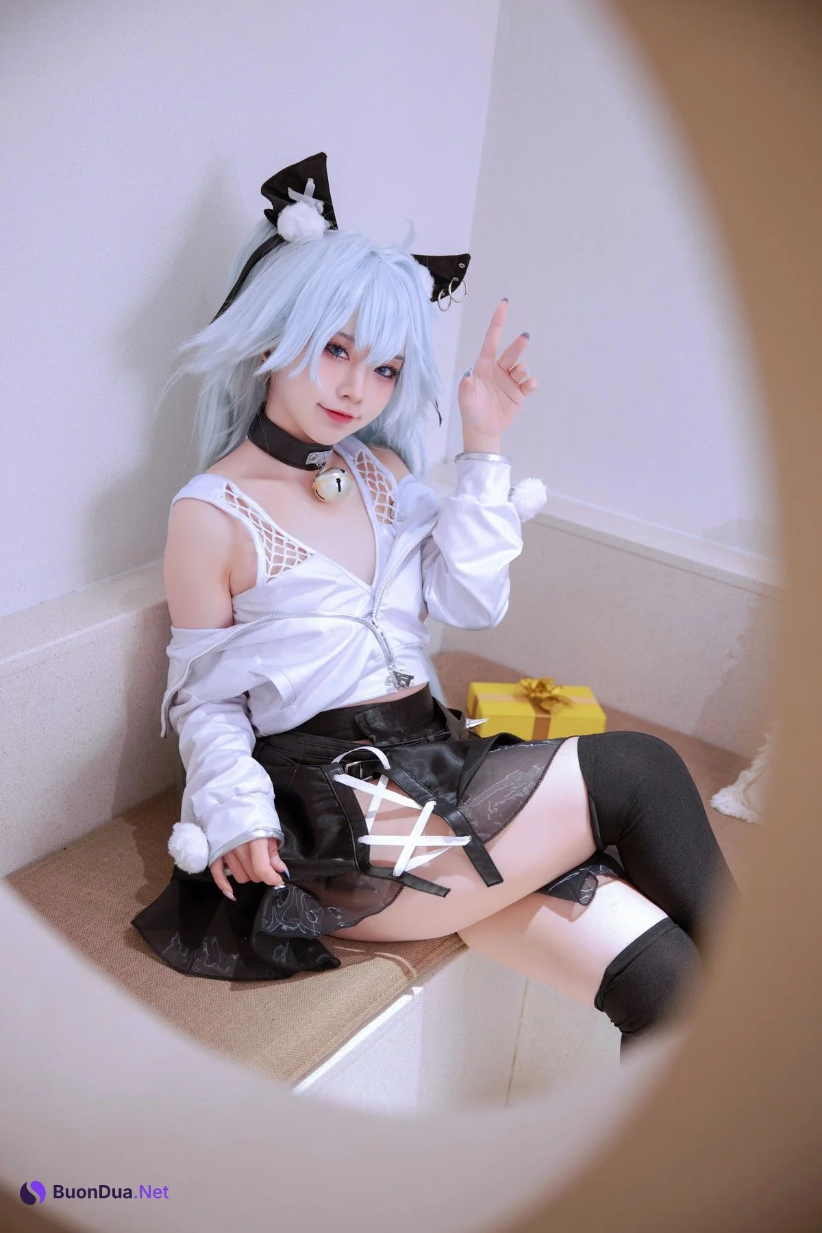 Cosplay G44不会受伤 芙洛伦白情 - Photo 19