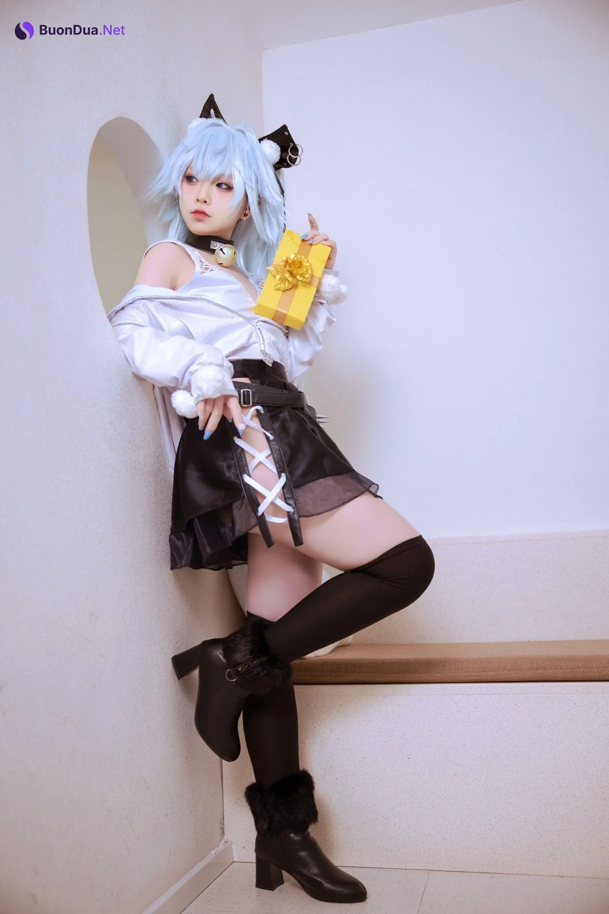 Cosplay G44不会受伤 芙洛伦白情 - Photo 4
