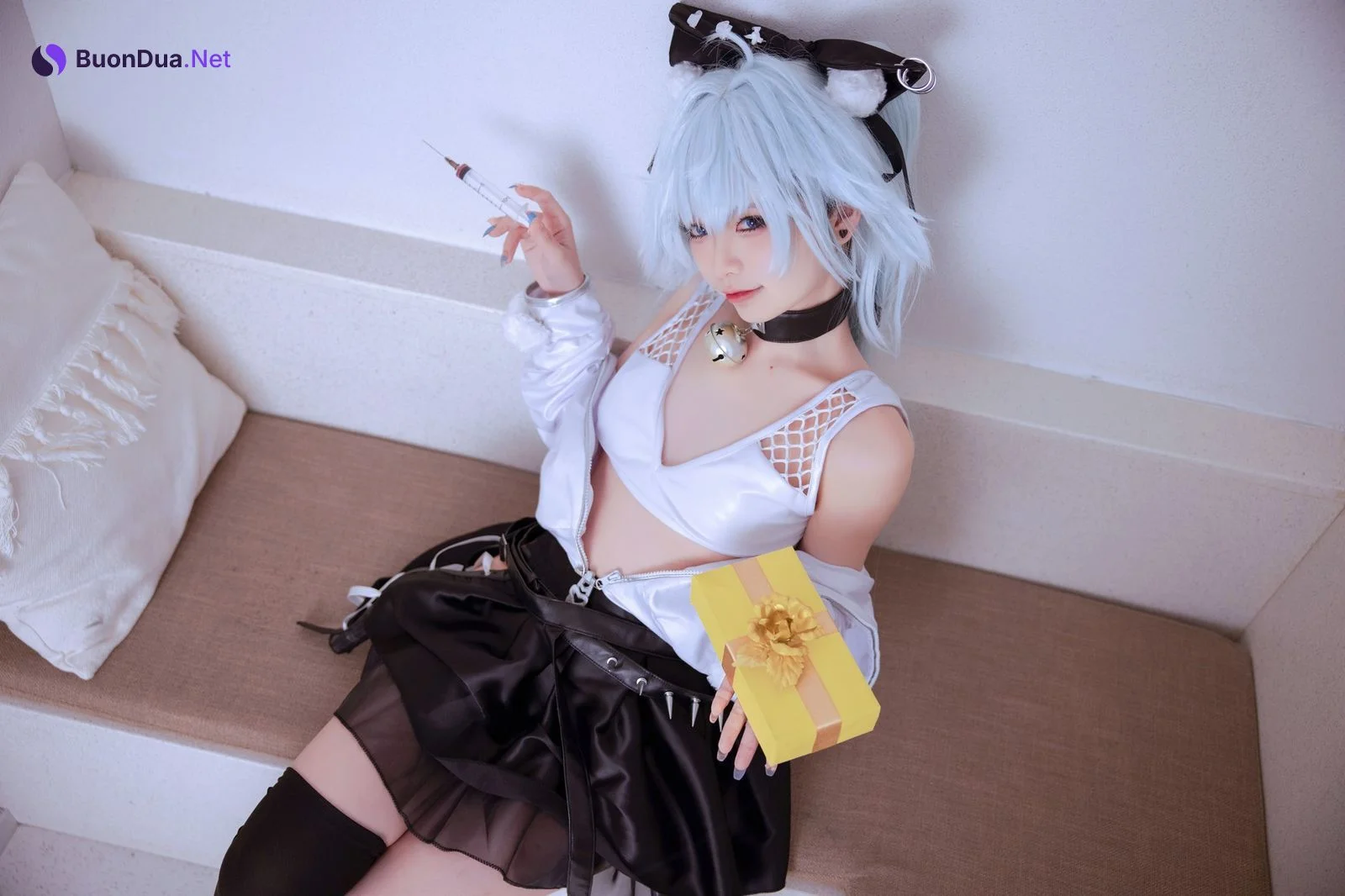 Cosplay G44不会受伤 芙洛伦白情 - Photo 7