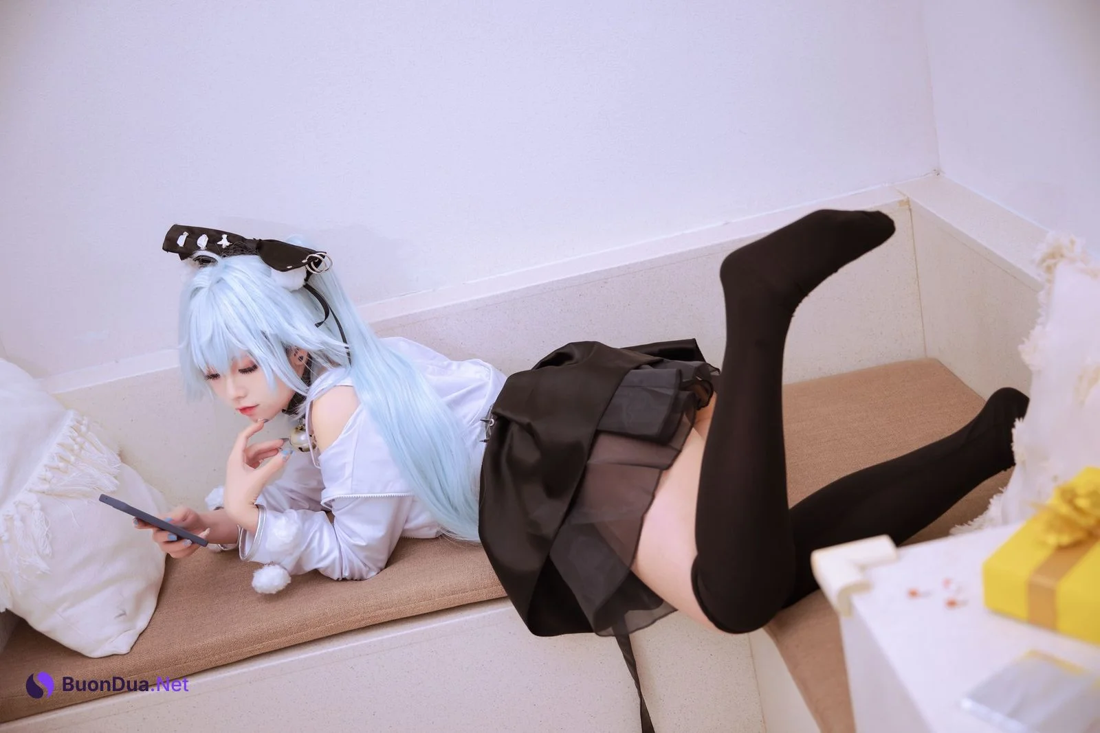 Cosplay G44不会受伤 芙洛伦白情 - Photo 8