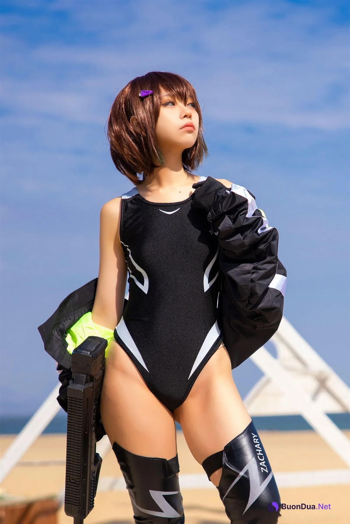 Cosplay G44不会受伤 水泳部的部長 - Photo 2