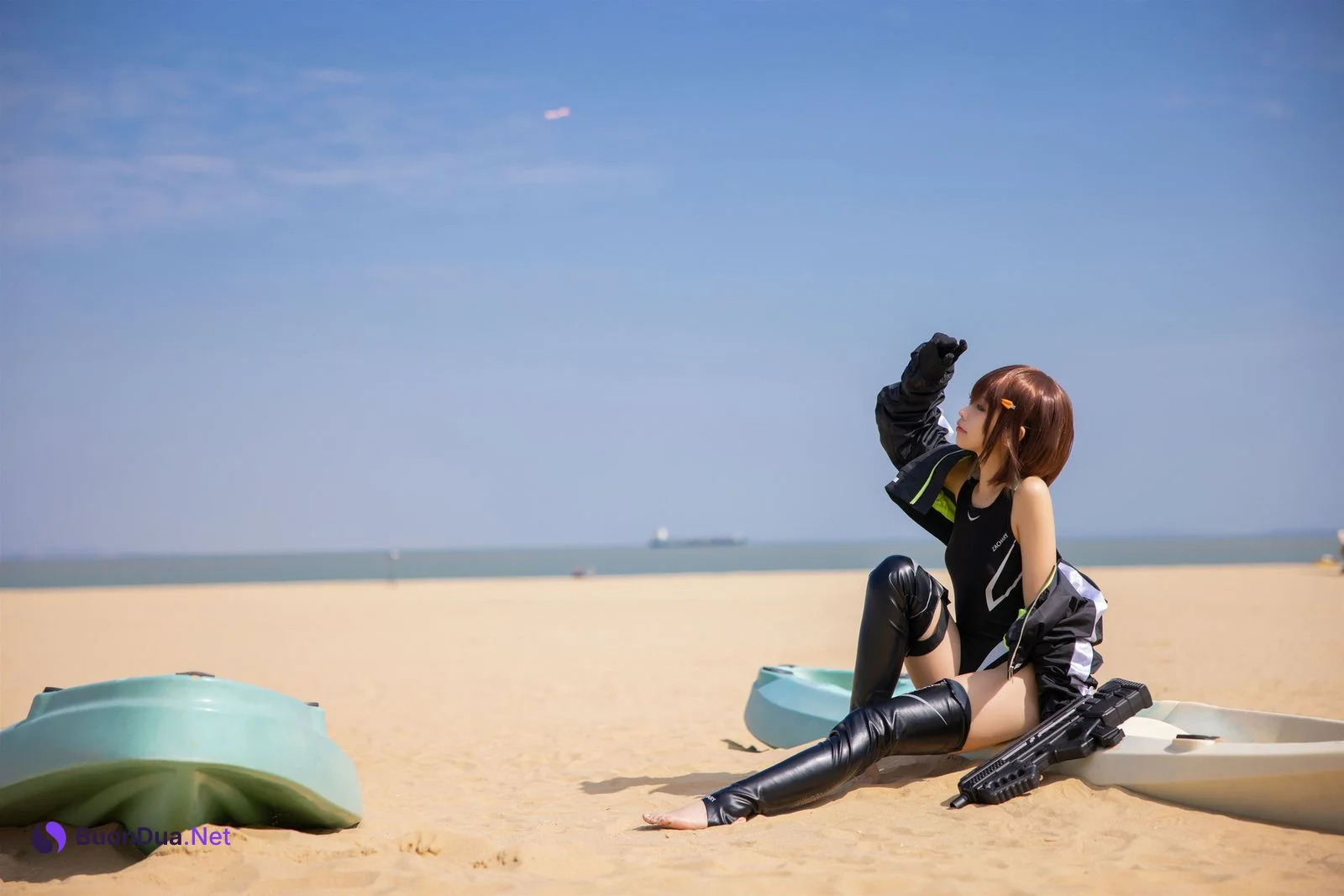 Cosplay G44不会受伤 水泳部的部長 - Photo 4