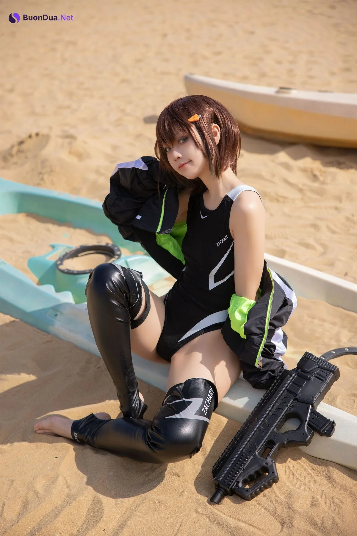 Cosplay G44不会受伤 水泳部的部長 - Photo 6