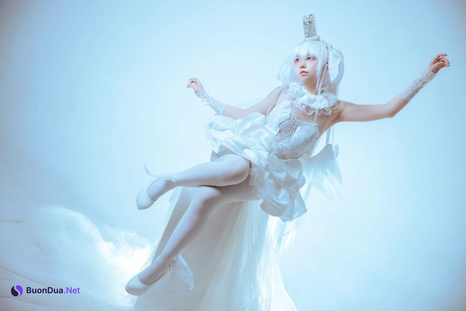 Cosplay G44不会受伤 桑德枫X小天使 - Photo 3
