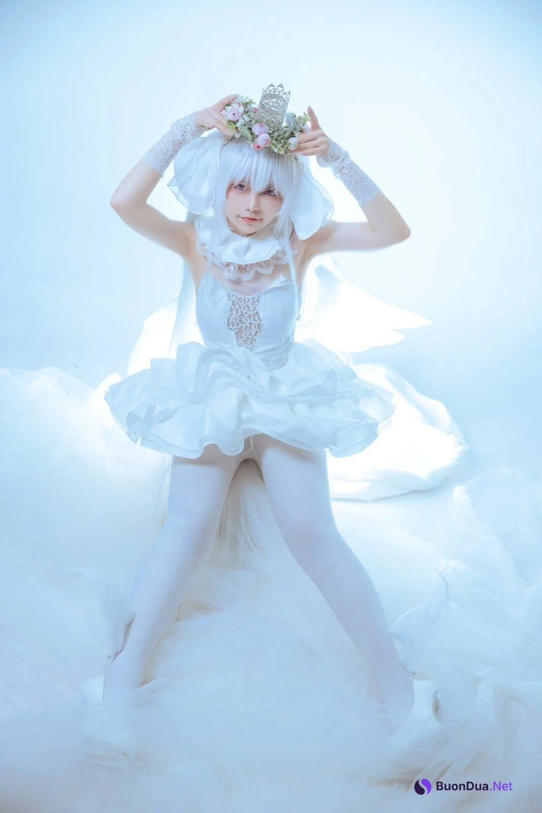 Cosplay G44不会受伤 桑德枫X小天使 - Photo 8