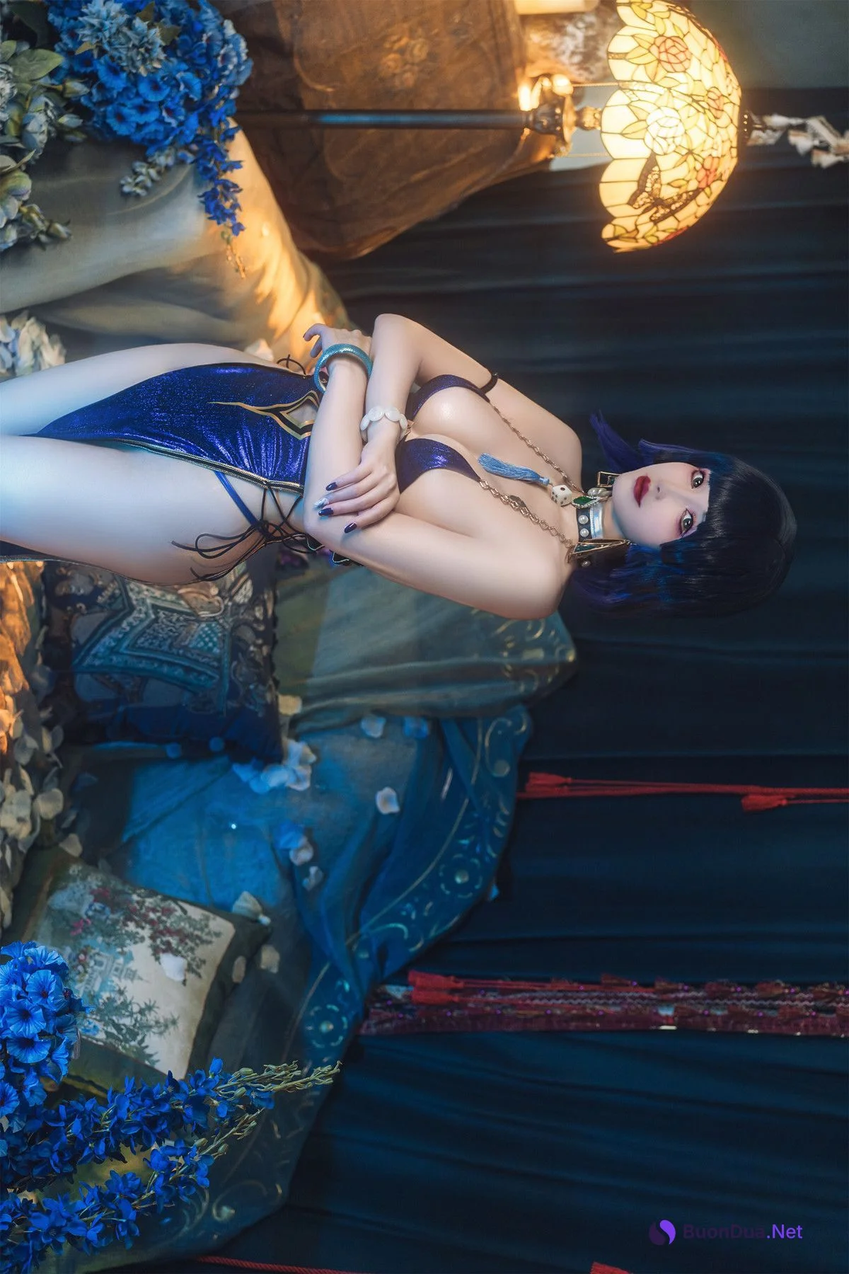 Cosplay 鹿八岁 原神 夜兰 Genshin Yelan - Photo 10