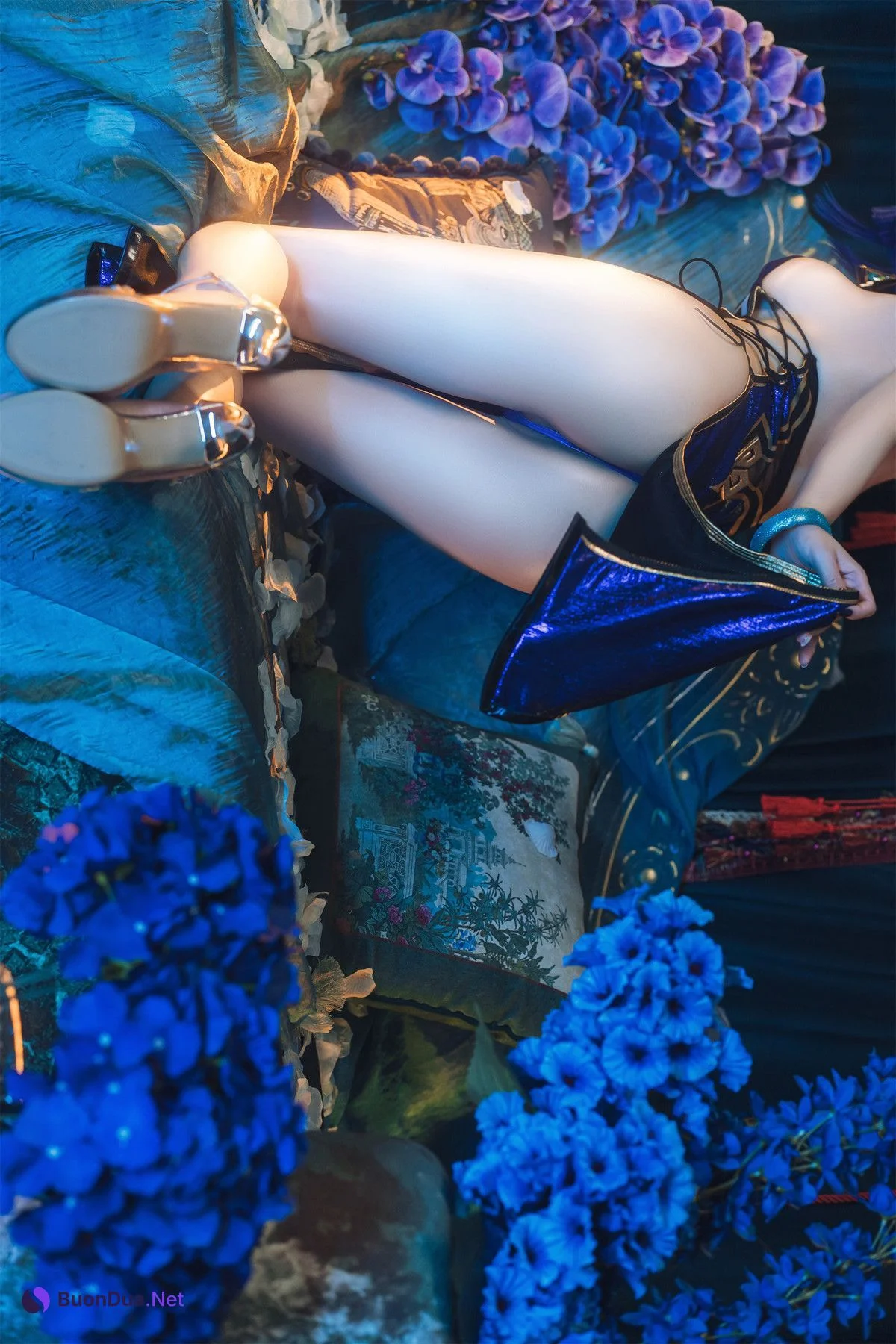 Cosplay 鹿八岁 原神 夜兰 Genshin Yelan - Photo 12