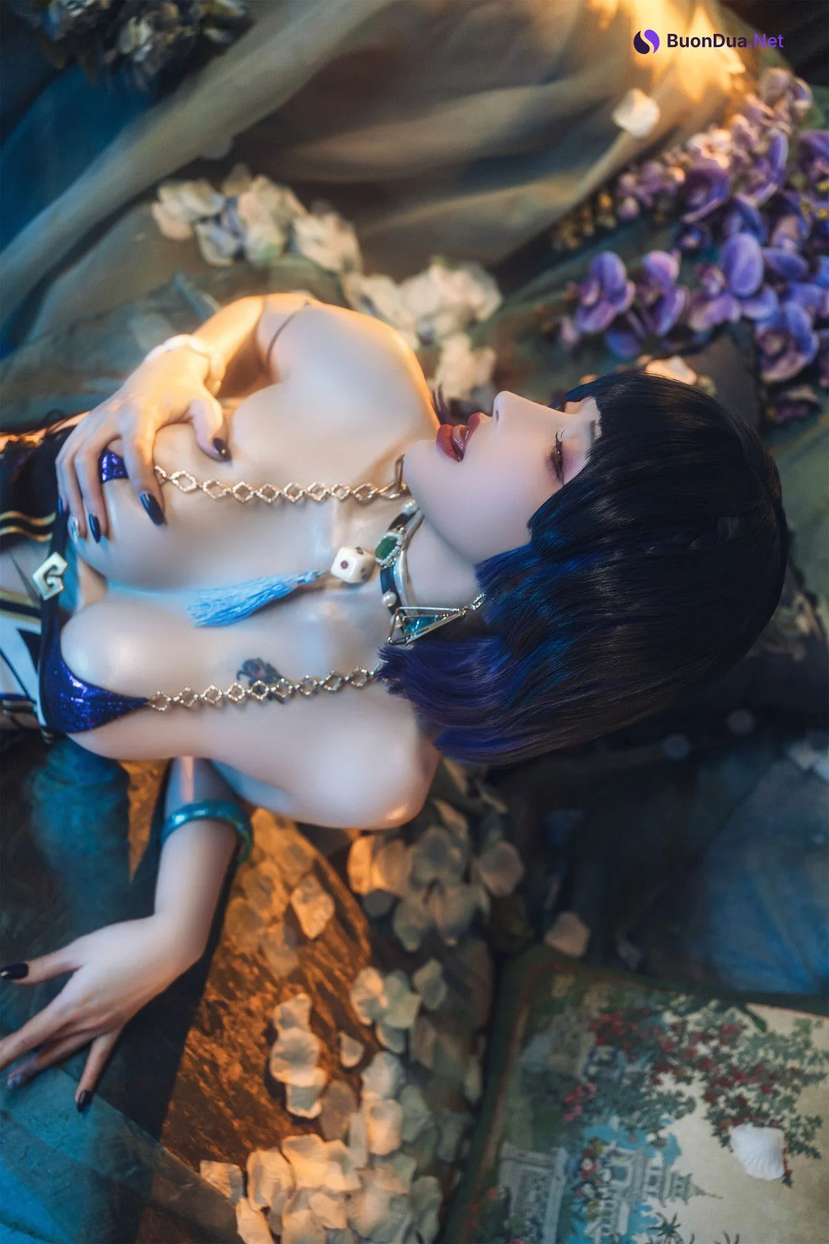 Cosplay 鹿八岁 原神 夜兰 Genshin Yelan - Photo 16