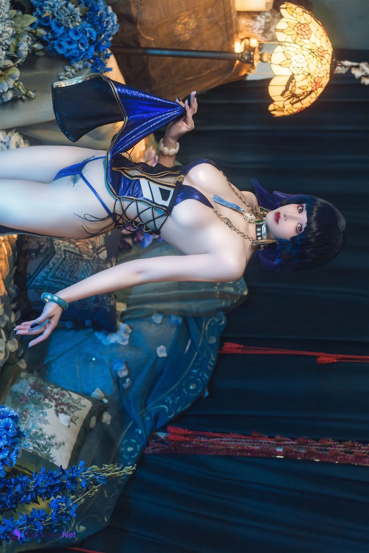 Cosplay 鹿八岁 原神 夜兰 Genshin Yelan - Photo 9