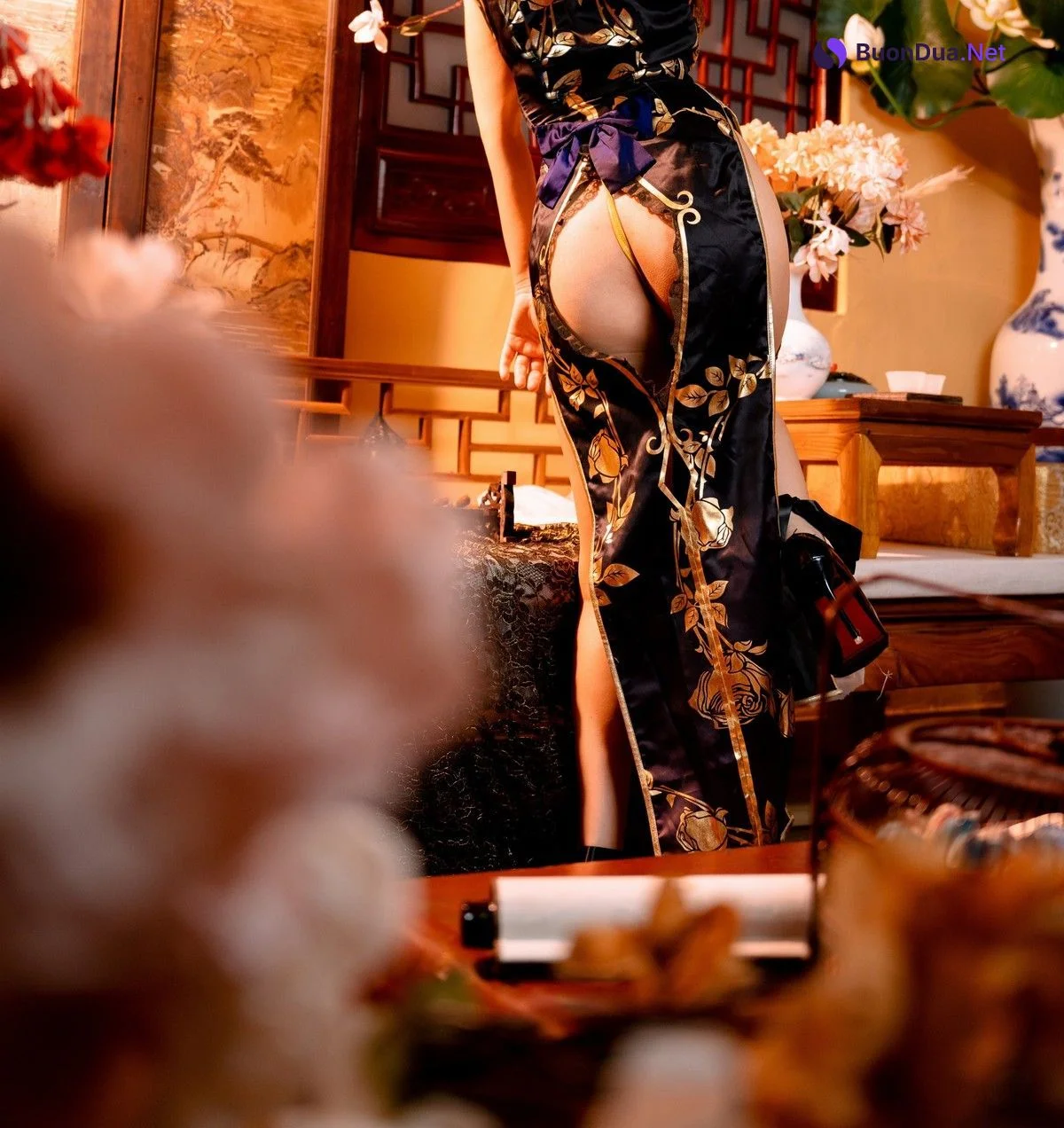 Cosplay 七七娜娜子 金莲 Gold Lily - Photo 12