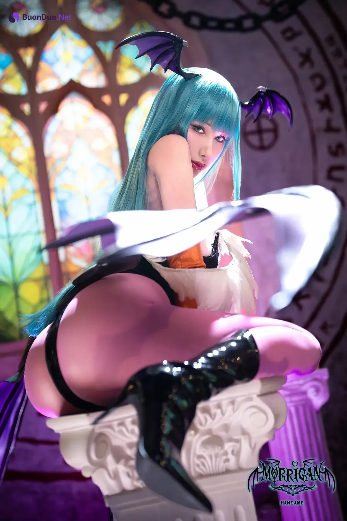 Cosplay HaneAme 雨波 – 恶魔战士 莫莉卡 - Photo 15