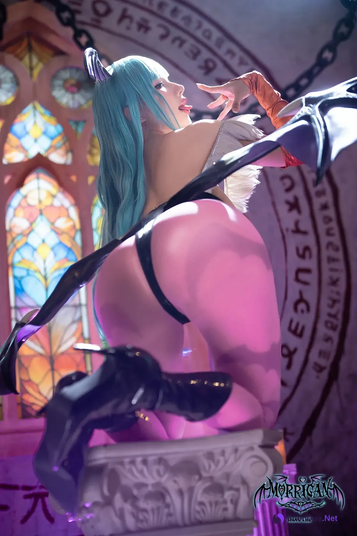 Cosplay HaneAme 雨波 – 恶魔战士 莫莉卡 - Photo 16