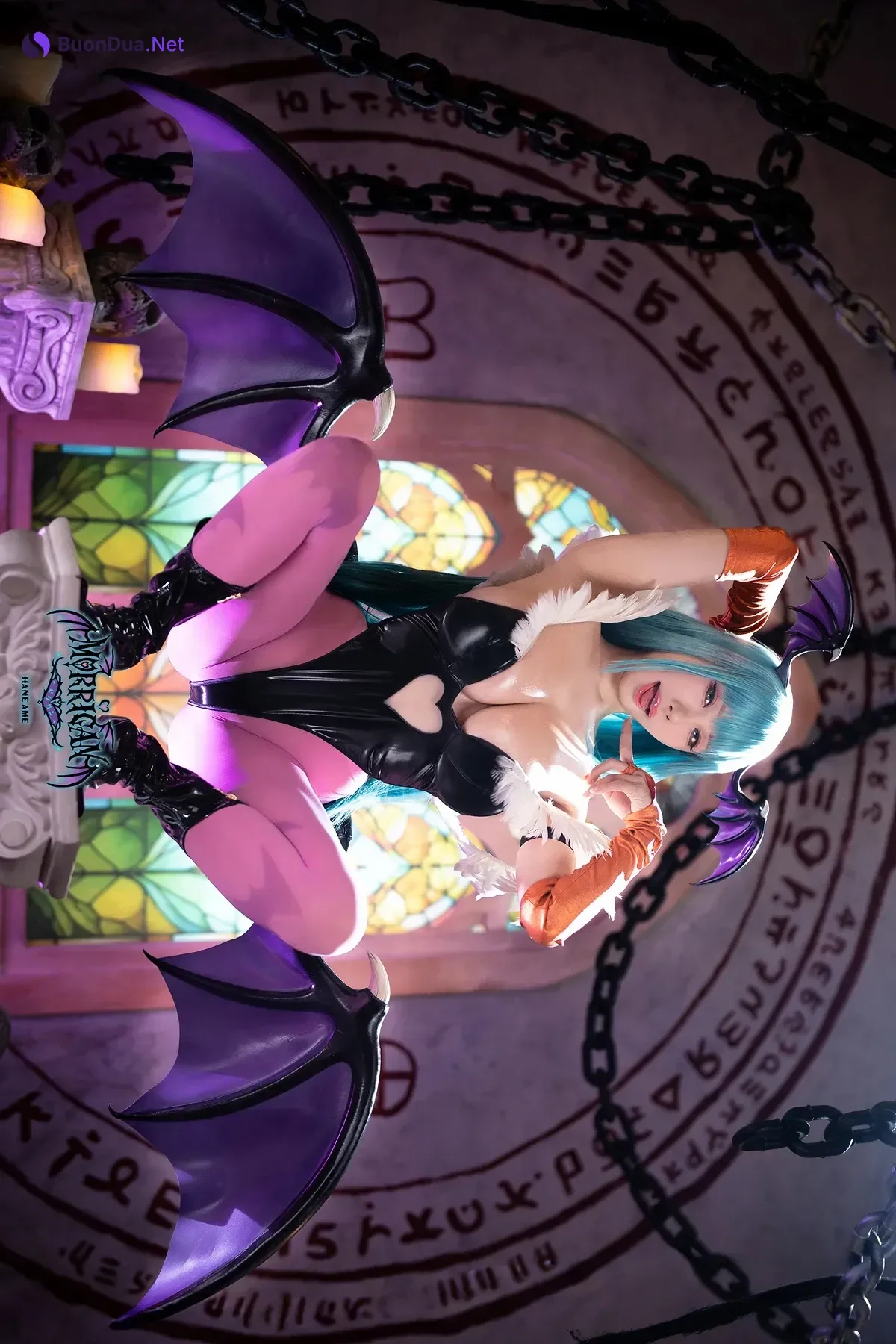 Cosplay HaneAme 雨波 – 恶魔战士 莫莉卡 - Photo 19