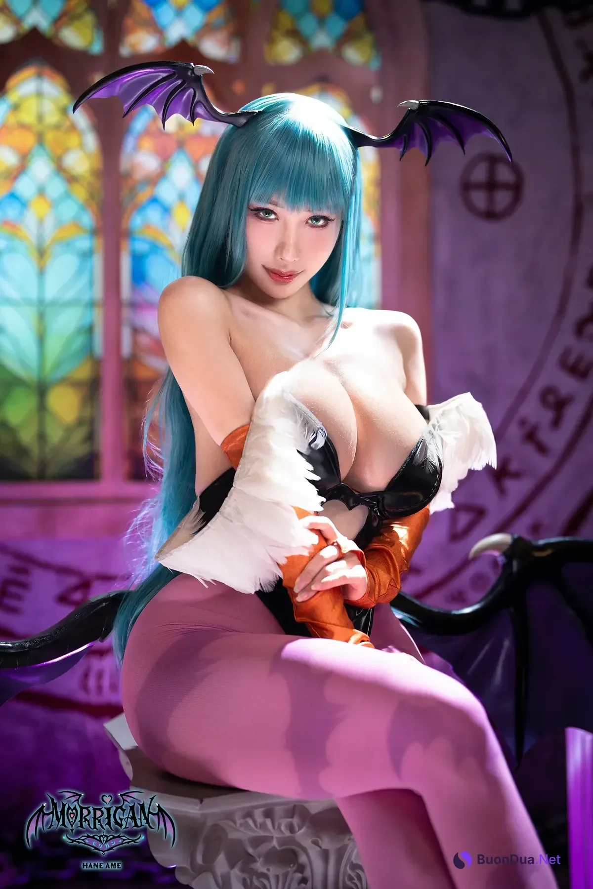 Cosplay HaneAme 雨波 – 恶魔战士 莫莉卡 - Photo 8