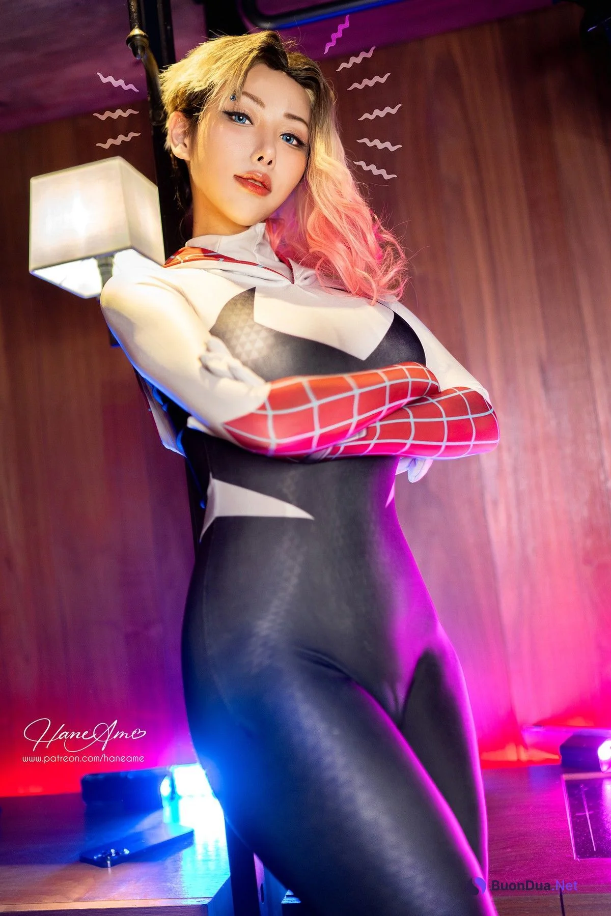 Cosplay 雨波HaneAme Gwen SpiderMan - Photo 5