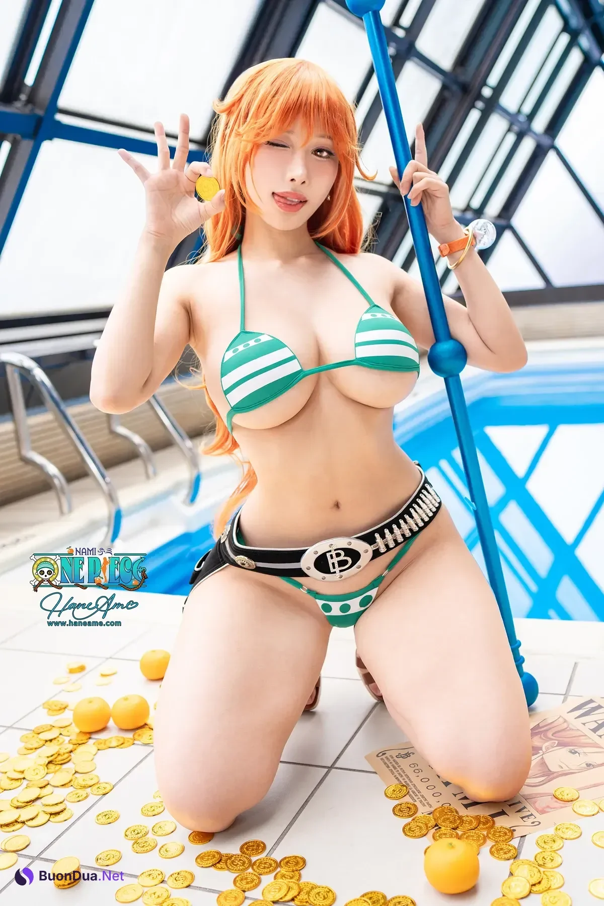 Cosplay 雨波HaneAme – 海贼王娜美 Nami Cat - Photo 14