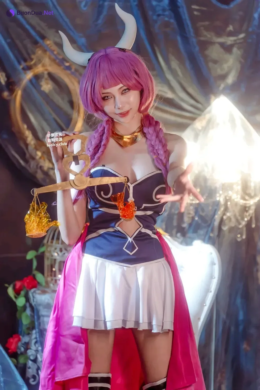 Cosplay Haruka_ハルカ – 阿烏拉給我脫掉!｜雙女神的秘密快樂時光 - 写真 3
