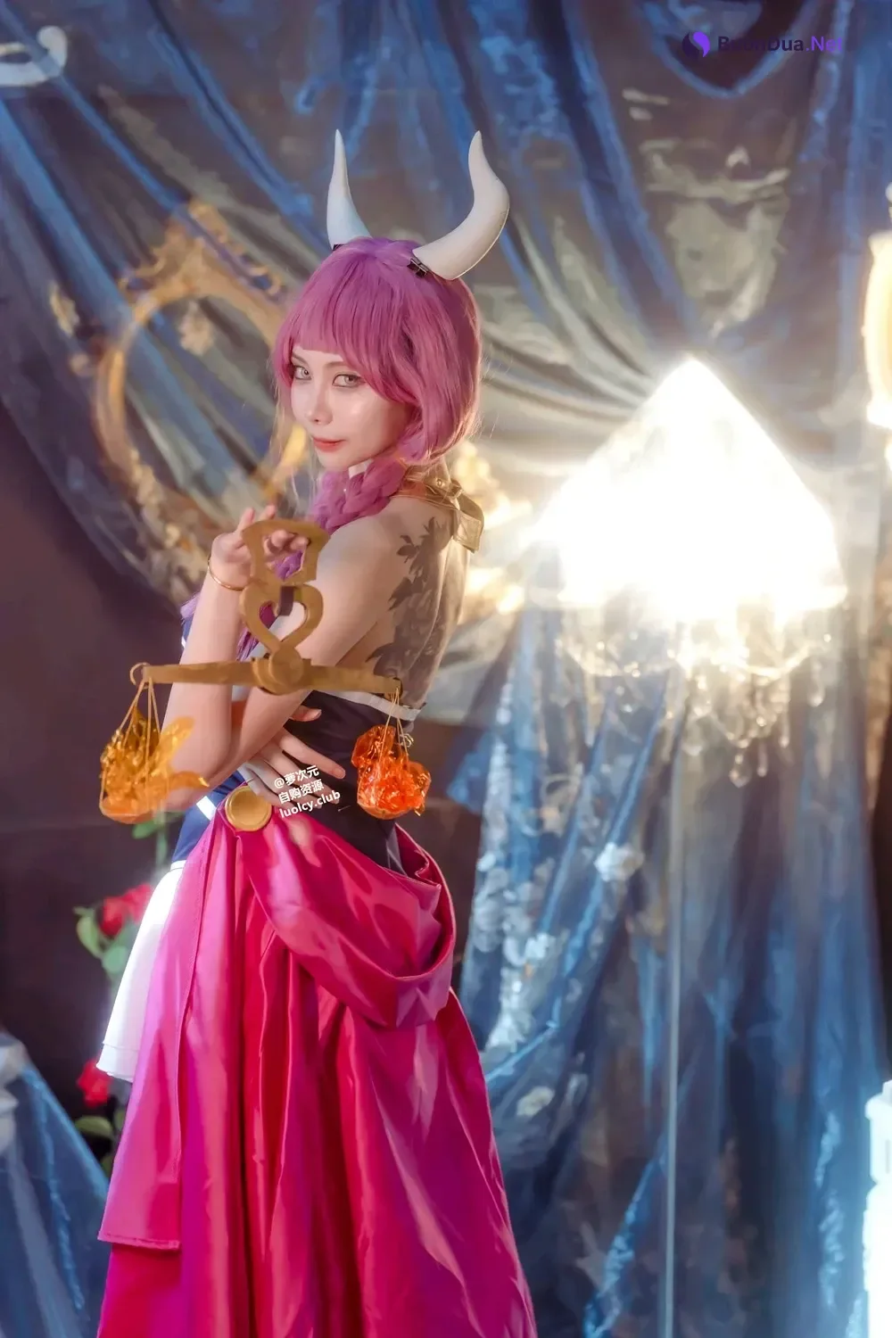 Cosplay Haruka_ハルカ – 阿烏拉給我脫掉!｜雙女神的秘密快樂時光 - 写真 4